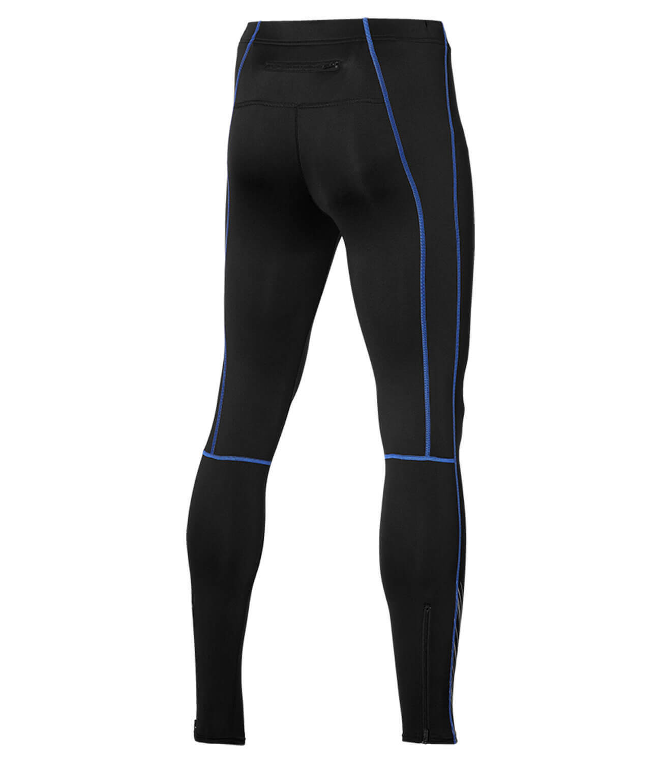 Mizuno Warmalite Tight утепленные беговые тайтсы мужские черные (Распродажа) - 2