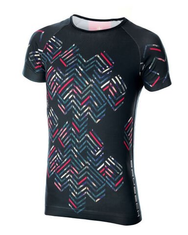 Женская спортивная футболка Brubeck Running Air черная