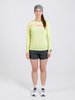 Женский тренировочный лонгслив Noname Miler LS WOS 25 yellow - 7