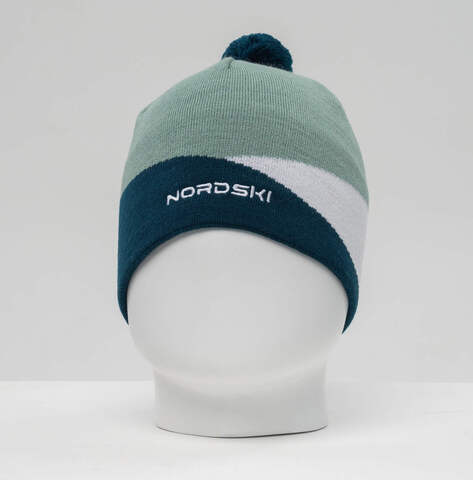 Лыжная шапка Nordski Line aqua