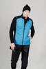 Мужской теплый жилет Nordski Hybrid light blue-black - 1