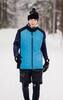 Мужской теплый жилет Nordski Hybrid light blue-black - 2