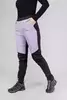 Женские тренировочные лыжные брюки Nordski Hybrid Warm black-lavender - 1