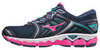 Кроссовки для бега женские Mizuno Wave Sky синие-розовые - 4
