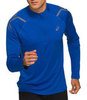 Asics Icon 1/2 Zip LS рубашка для бега мужская синяя - 1
