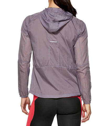 Asics Packable Jacket куртка для бега женская фиолетовая