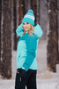 Детская теплая лыжная куртка Nordski Kids Premium Sport aquamarine - 4