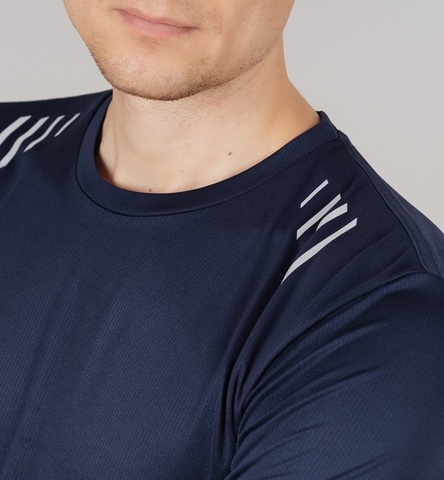 Nordski Run футболка для бега мужская dress blue