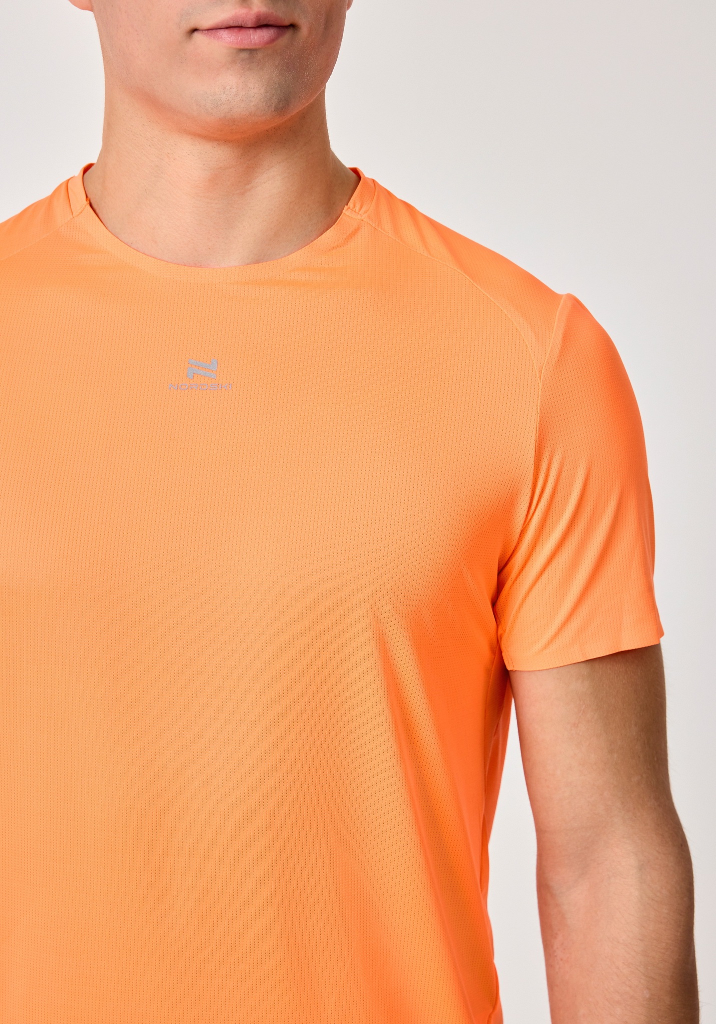 Мужская тренировочная футболка Nordski neon orange - 3