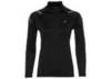 Asics Icon Winter LS 1/2 Zip беговая рубашка женская черная - 1