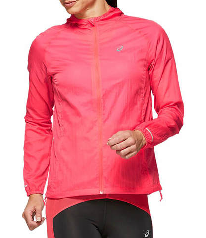 Asics Packable Jacket куртка для бега женская розовая