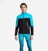 Мужская тренировочная лыжная куртка Arswear Softshell Rase голубая - 1