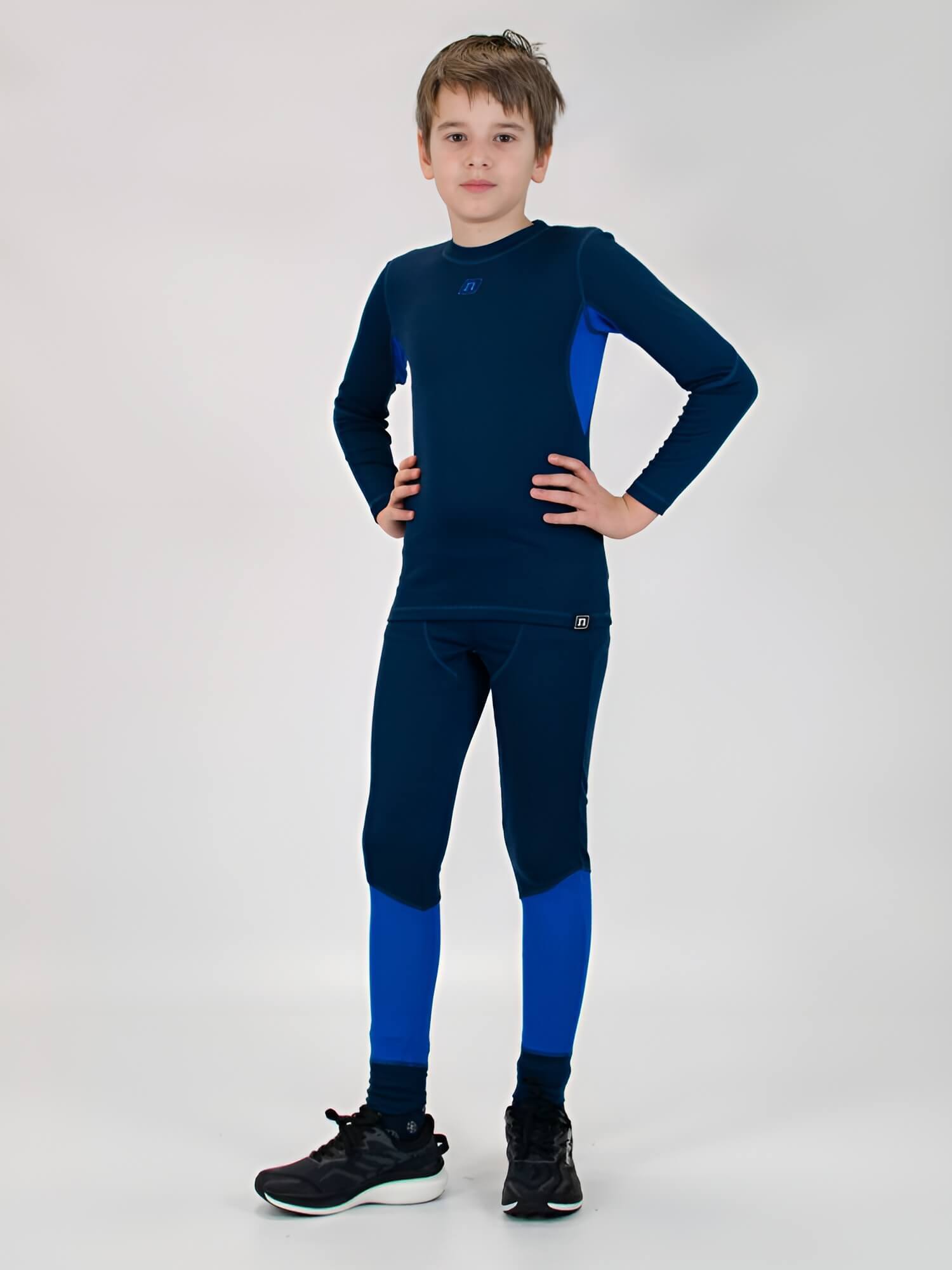 Детское термобелье рейтузы Noname JR Arctos 24 navy - 3