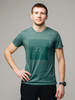 Спортивная беговая футболка Noname Logo UX tinted green - 3