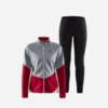 Женский лыжный костюм Craft Glide Storm red-grey - 1
