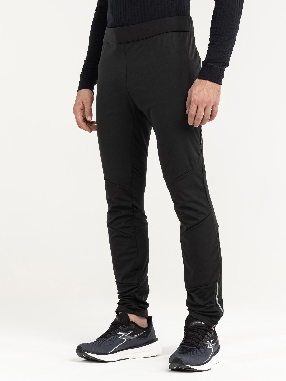 Мужской тренировочный лыжный костюм Moax Tauri Stretch Fit Delda зелено-черный - 9