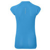 Беговая футболка женская Asics Capsleeve голубая - 2