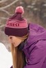 Nordski Stripe теплая шапка violet - 3