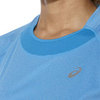 Беговая футболка женская Asics Capsleeve голубая - 3