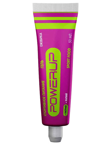 Набор энергетических гелей PowerUp черника-ежевика