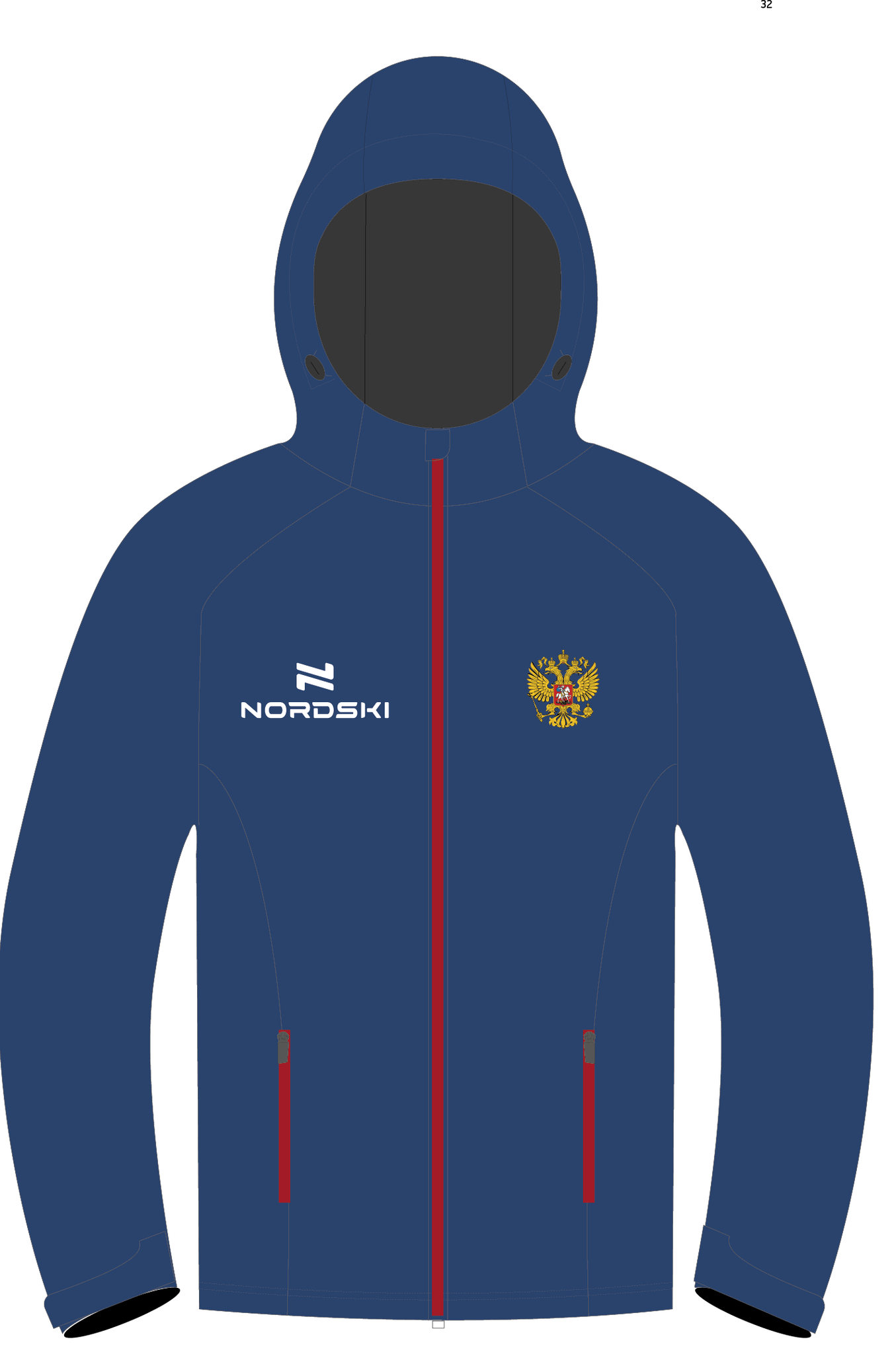 Nordski Light Patriot утепленная ветрозащитная куртка мужская - 7