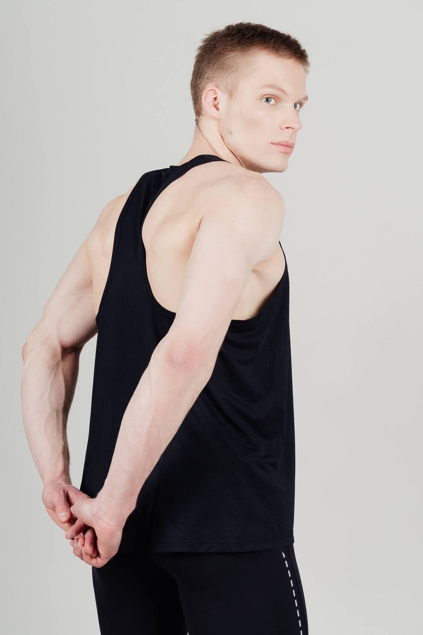 Мужская майка спортивная Nordski Pro Energy black - 3