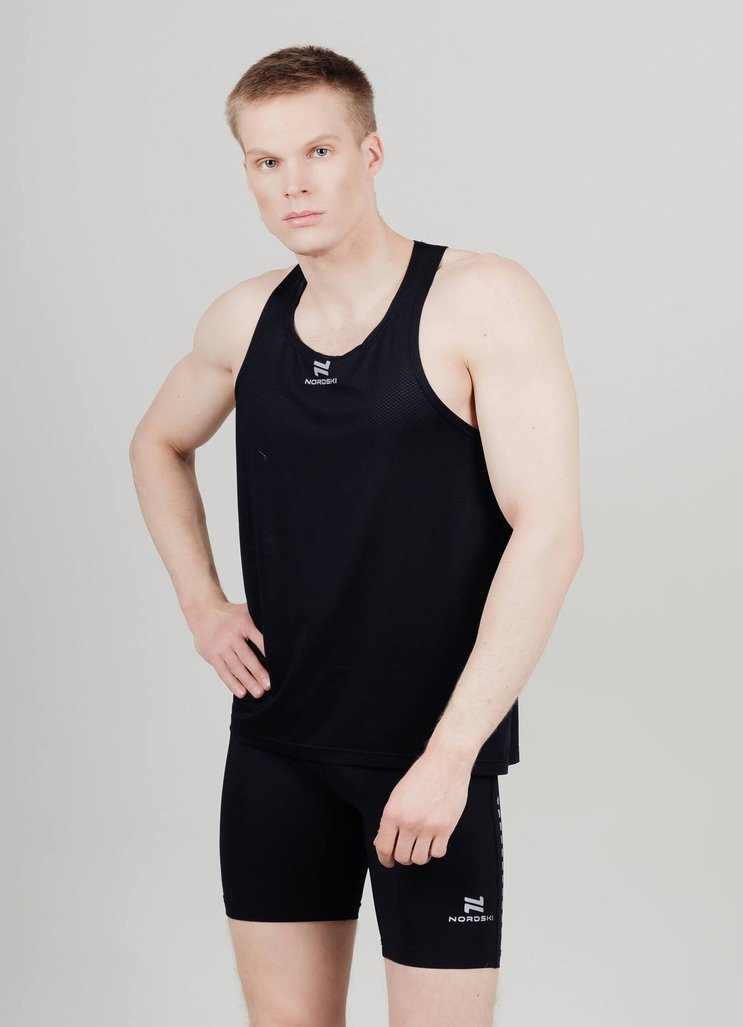 Мужская майка спортивная Nordski Pro Energy black