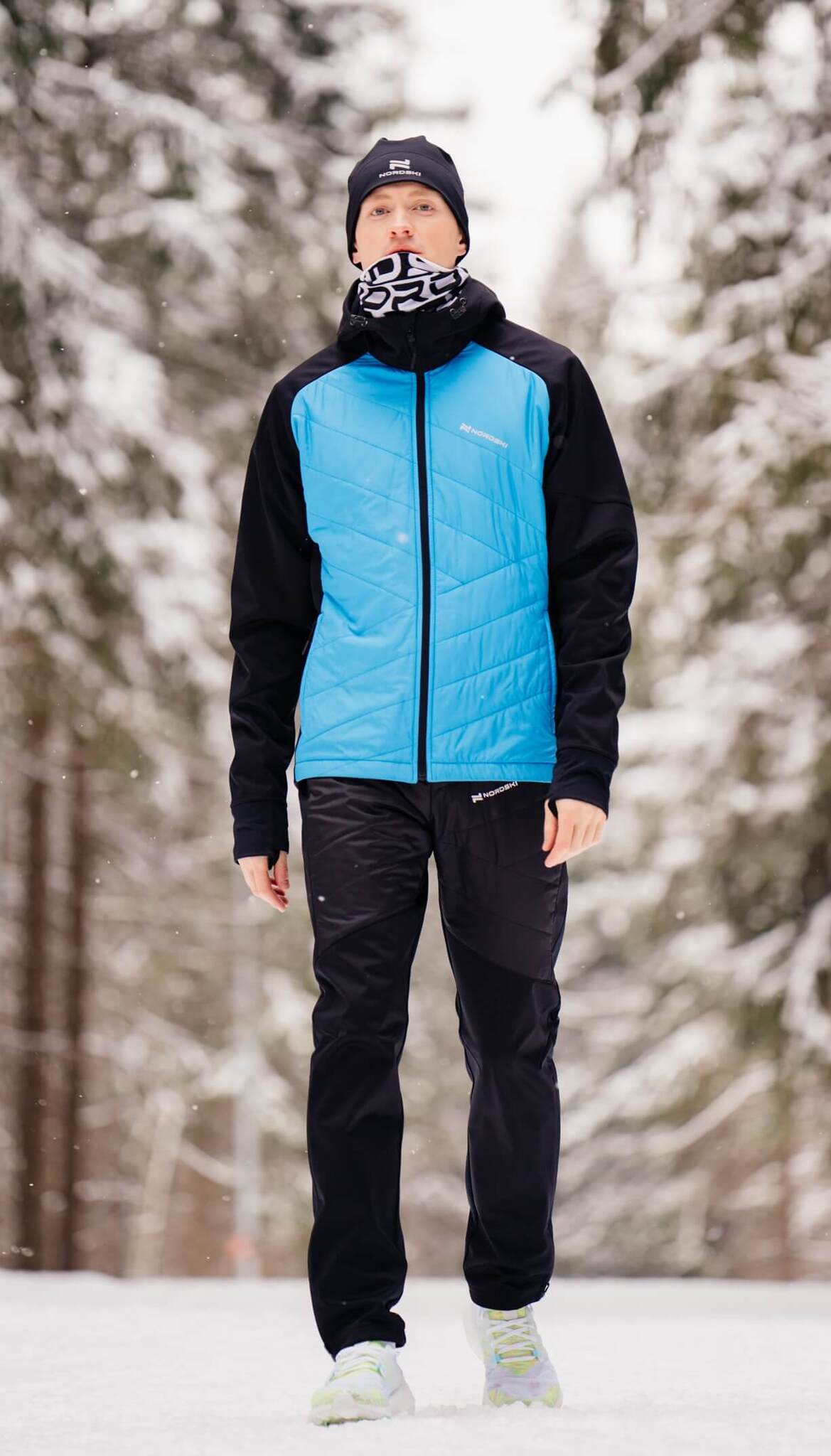 Мужские тренировочные лыжные брюки Nordski Hybrid Pro черные - 8