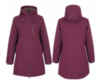 Женская теплая парка Noname Wass Padded Parka WOS dark rasberry - 3