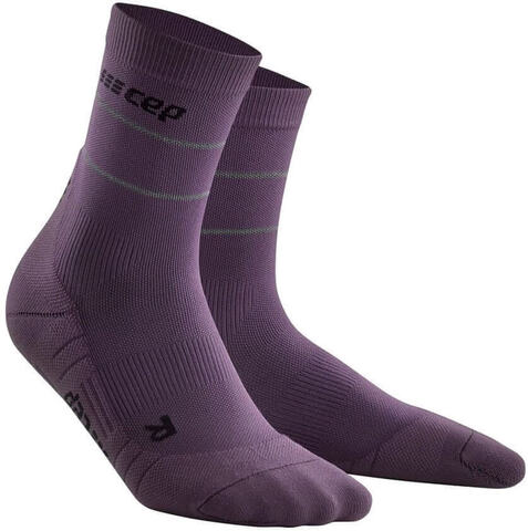 Мужские компрессионные носки CEP Reflective фиолетовые