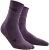 Мужские компрессионные носки CEP Reflective фиолетовые - 1