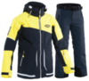 8848 ALTITUDE OCTANS INCA детский горнолыжный костюм темно-синий желтый - 1