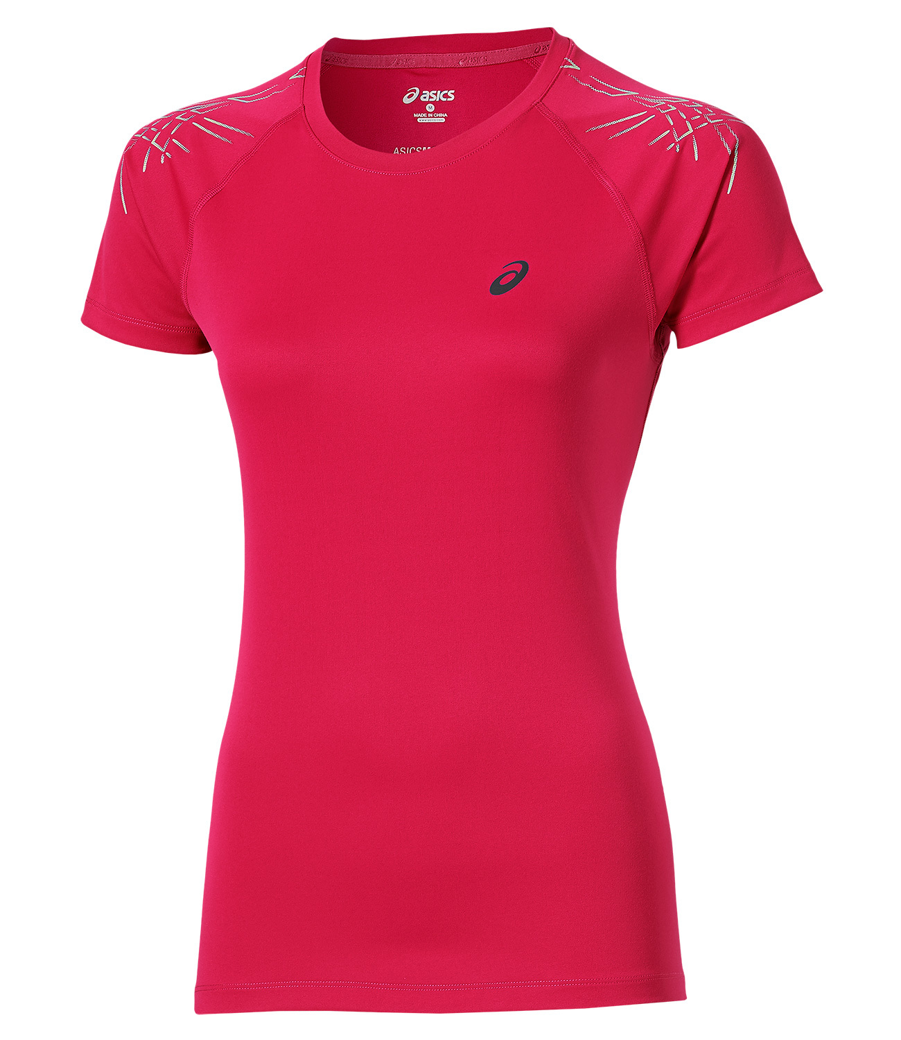 ASICS STRIPE SS TOP женская спортивная футболка - 4