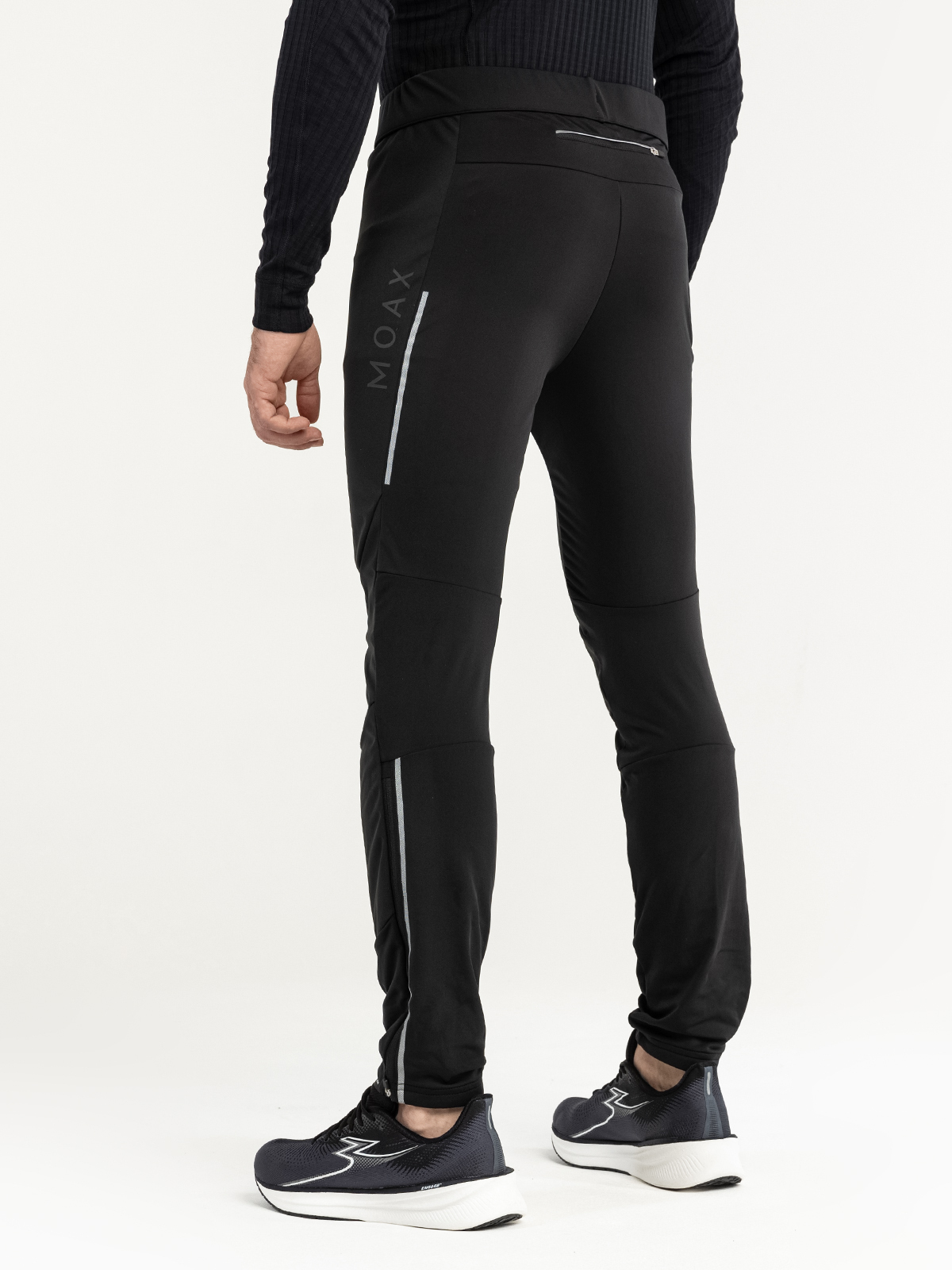 Мужской тренировочный лыжный костюм Moax Tauri Stretch Fit Delda зелено-черный - 10