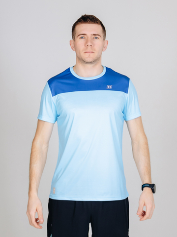 Мужская спортивная футболка Noname Waft Plus Tee T-Shirt 26 light blue