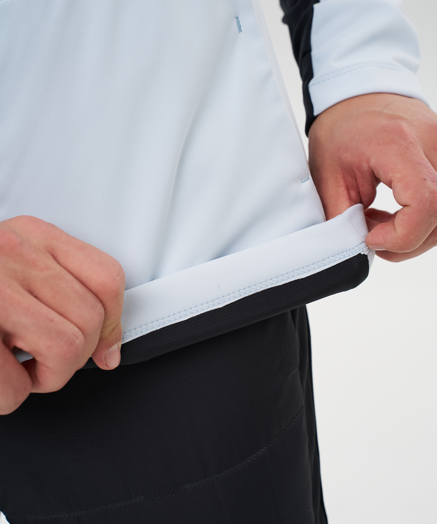 Мужской костюм для лыж и бега зимой Nordski Hybrid Pro 2.0 pearl blue-black - 11