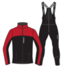 Nordski Active лыжный костюм мужской черный-красный - 17
