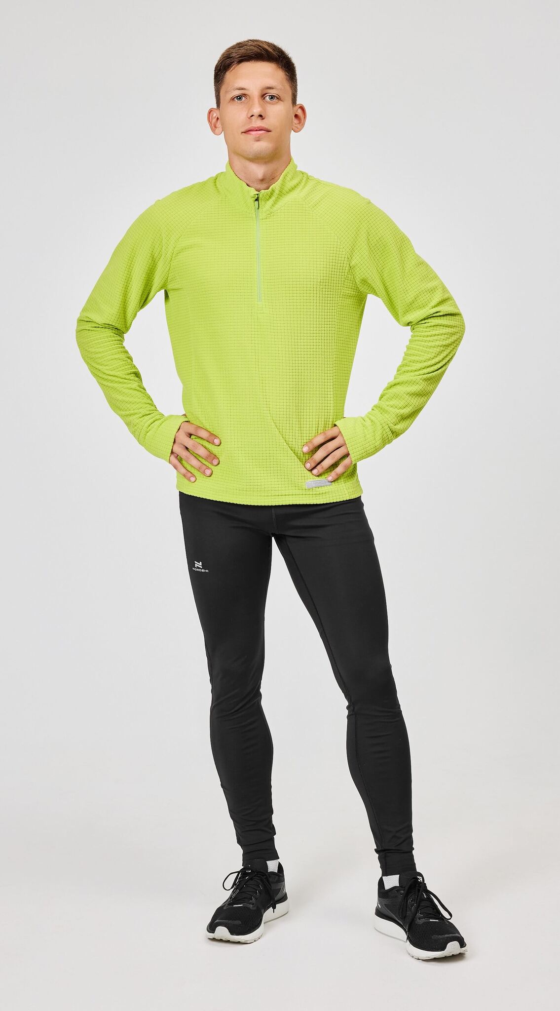 Мужской спортивный лонгслив Nordski Pro Energy lime green - 8