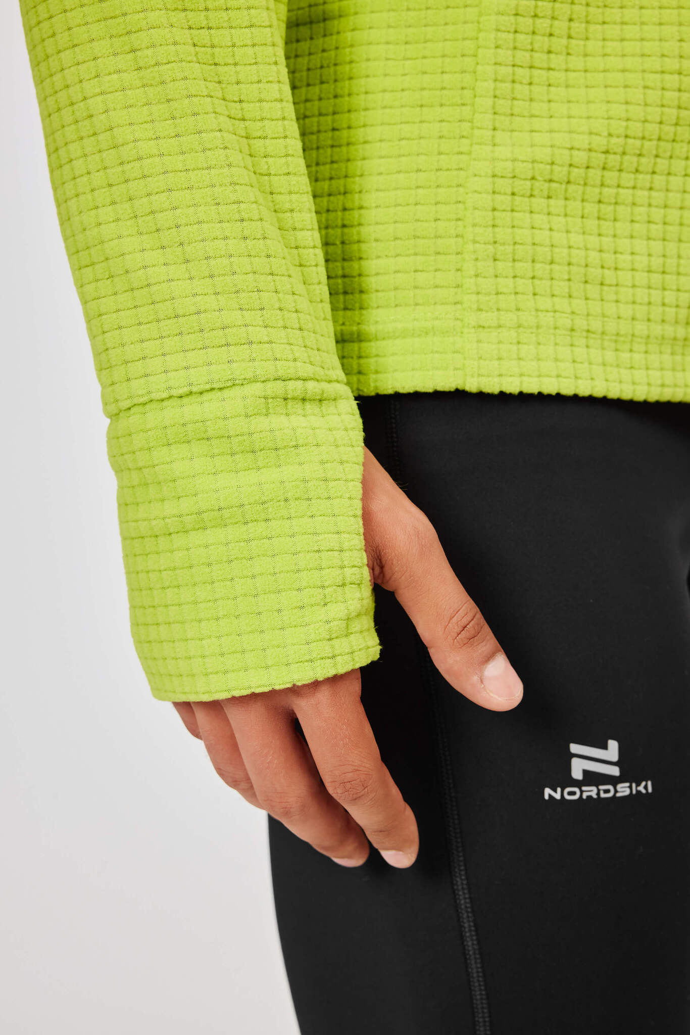 Мужской спортивный лонгслив Nordski Pro Energy lime green - 6