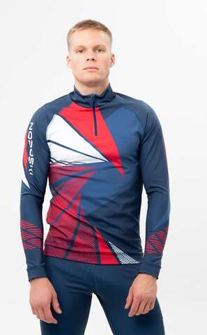 Лыжный гоночный костюм Nordski Heat унисекс blue-red
