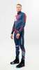 Лыжный гоночный костюм Nordski Heat унисекс blue-red - 1