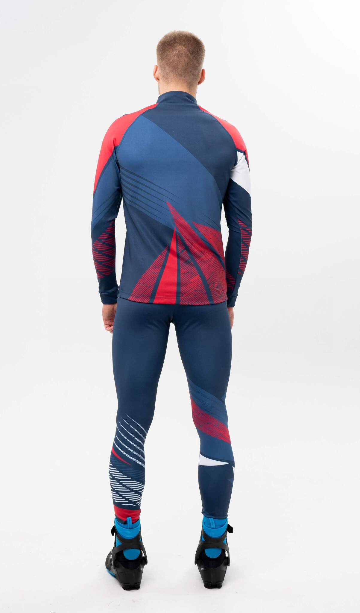 Лыжный гоночный костюм Nordski Heat унисекс blue-red - 2