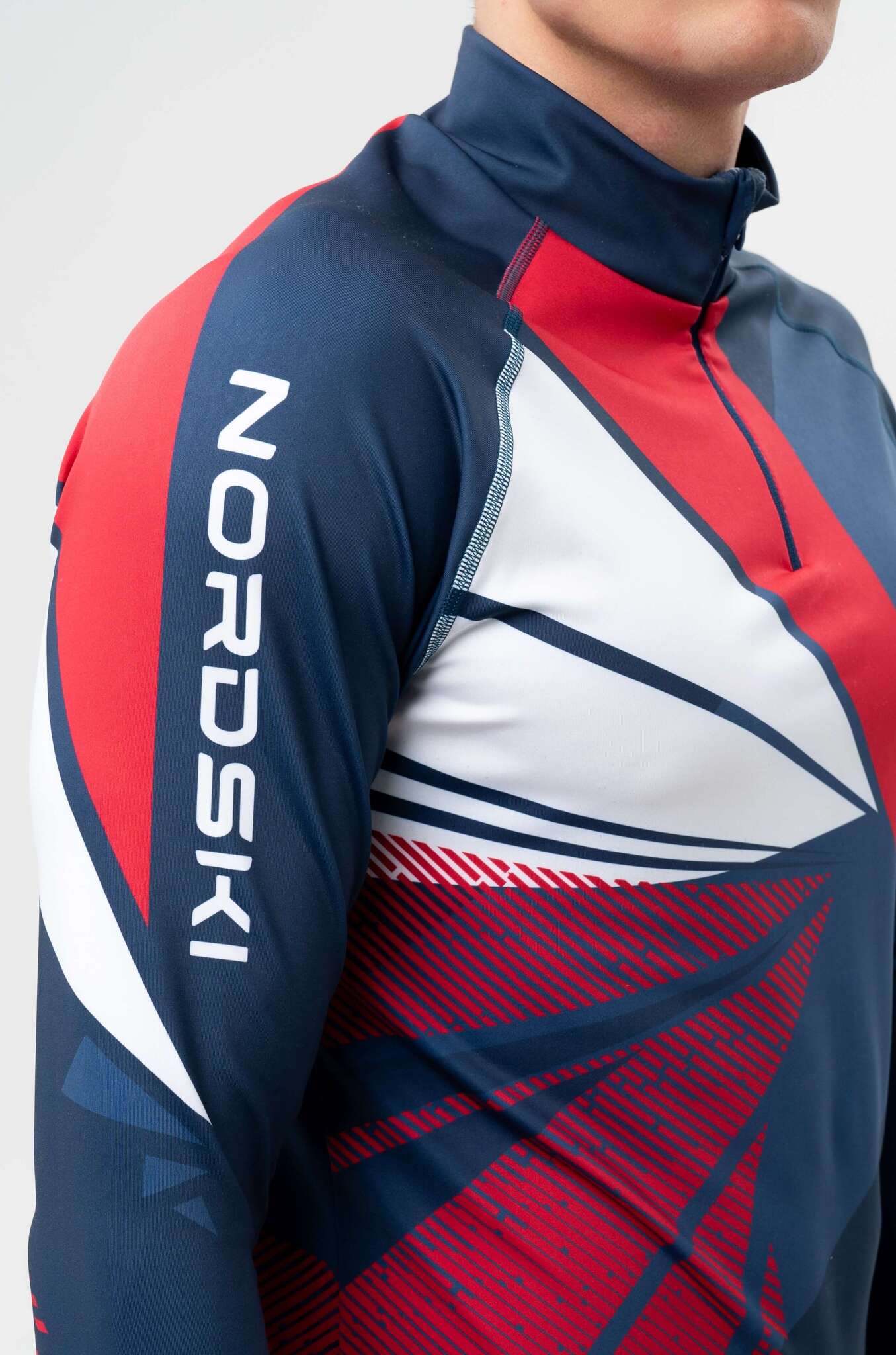 Лыжный гоночный костюм Nordski Heat унисекс blue-red - 7