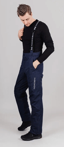 Nordski Mount лыжные утепленные брюки мужские dark blue