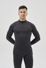 Мужской спортивный термолонгслив Nordski Intense Half Zip grey - 2