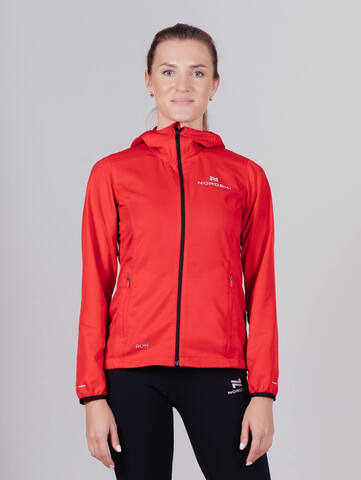 Женская куртка для бега Nordski Run red