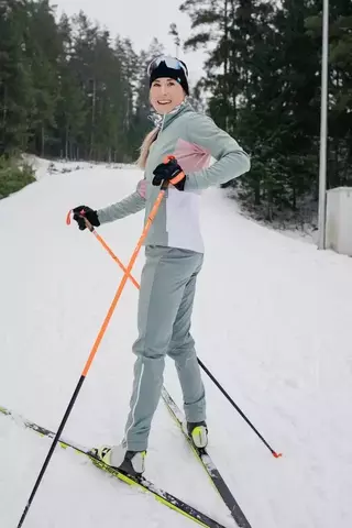 Женский лыжный костюм Nordski Pro ice mint-soft pink