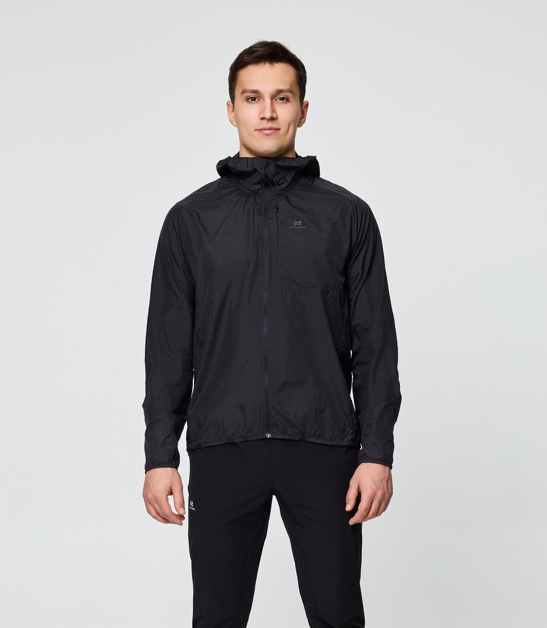 Мужская спортивная ветровка Nordski Easy Run black