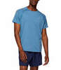Asics Icon Ss Top футболка для бега мужская голубая - 1