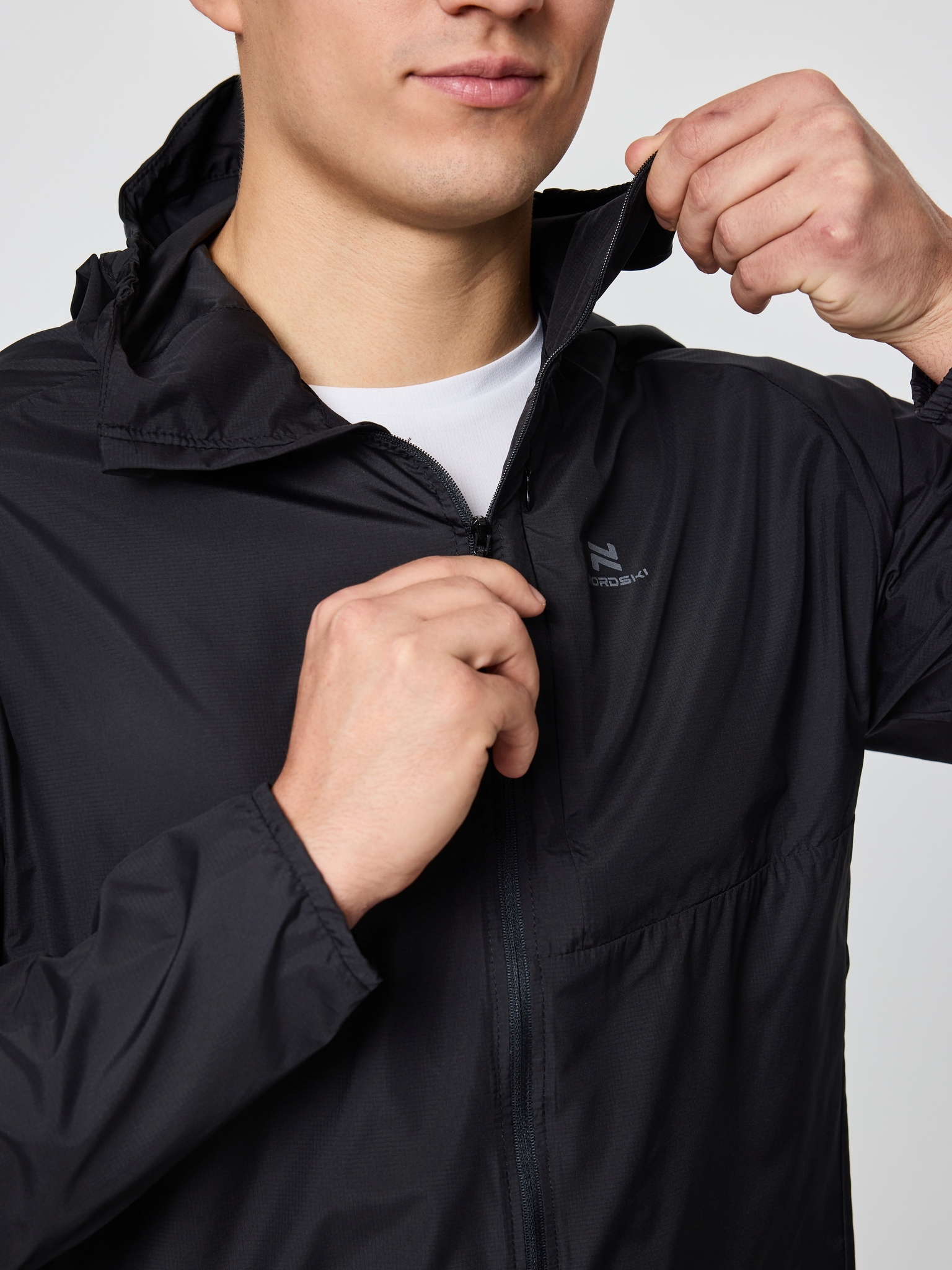Мужская спортивная ветровка Nordski Easy Run black - 9